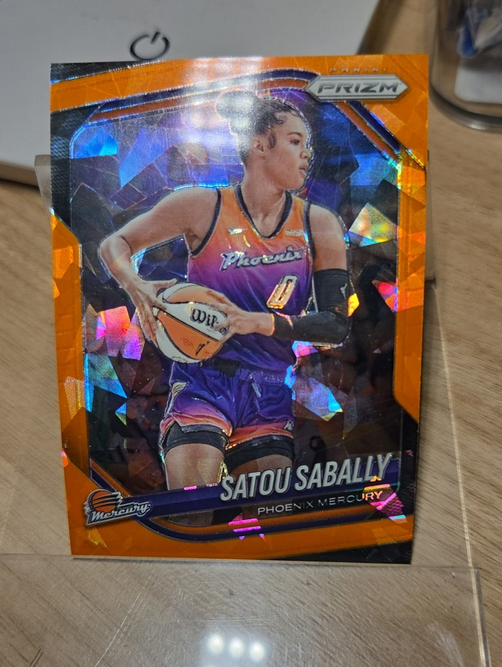 2025 Panini Prizm Satou Sabally Orange Ice Prizm